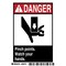 Brady Danger Sign, Polyester, Rectangle, English 83974 - alternate 1